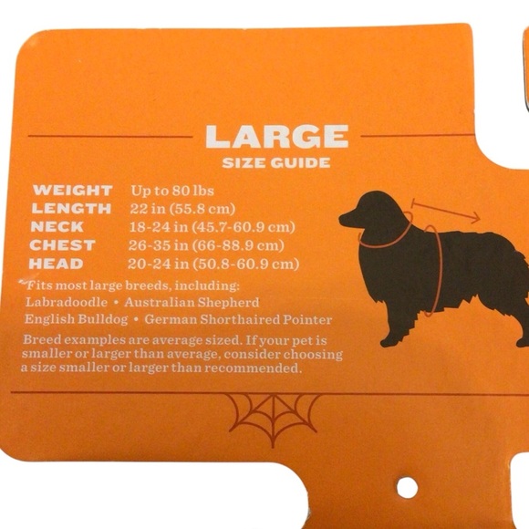 Halloween Costume Spider Black Shirt Size L Large Pet Outfit - Picture 7 of 7